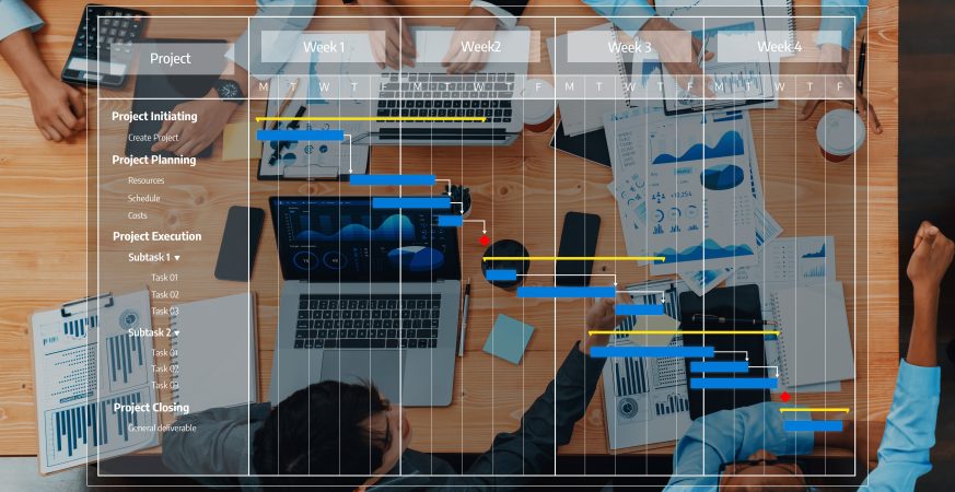 Projektmanagement Taskmanagement Arbeitsplatz Team